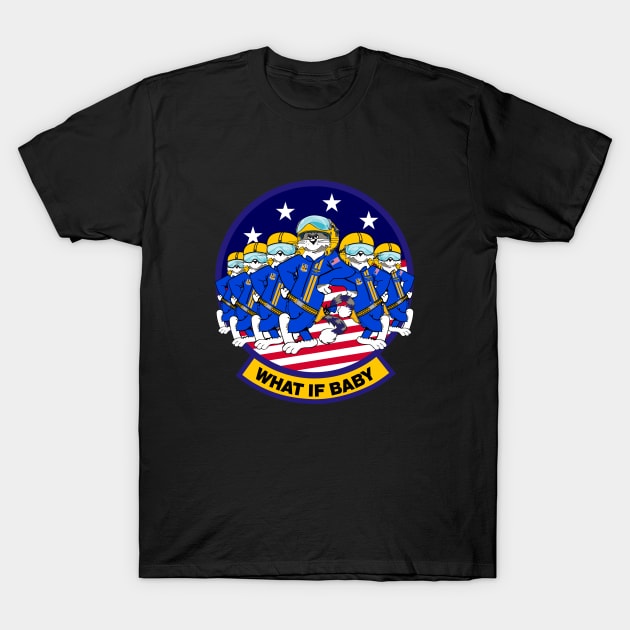 F-14 Tomcat - What If Baby - Clean Style T-Shirt by TomcatGypsy